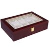 Watch Box Cherry Watch Display Case Storage