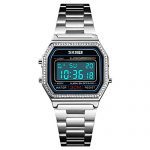 Digital Fashion Ultra Thin Square Ladies Wrist Watch
