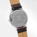 Ethan Eliot Brown Croc Minimalist Men's Watch White Face