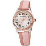 Pink Italian Leather Dial Strap Watch Bruno Magli