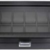 Mantello Watch Box Glass Lid Window on Carbon Fiber Case