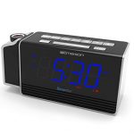 Projection Alarm Clock Radio with USB Charging for Iphone