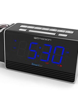 Projection Alarm Clock Radio with USB Charging for Iphone