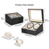 Watch Winder Display Box Automatic Leather Wood
