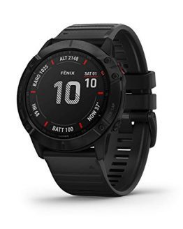 Garmin Fenix 6X Sapphire Dark Gray with Black Band