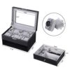 BEWISHOME Watch Box Organizer with Valet Drawer