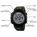 Digital Sports Watch, Waterproof LED Screen Large Face Military