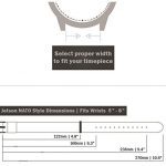 NATO Style Watch Strap Stainless Steel Buckl