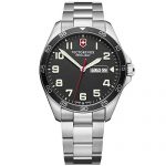Victorinox Men's Fieldforce Analog Quartz Watch with Stainless Steel Strap
