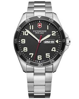 Victorinox Men's Fieldforce Analog Quartz Watch with Stainless Steel Strap