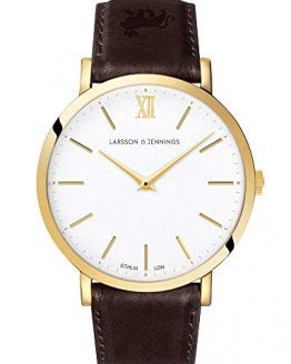 Larsson Jennings LJXII Lugan Watch with 40mm Satin White dial