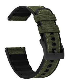 BARTON Cordura Fabric and Silicone Hybrid Watch Bands