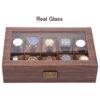 Readaeer 10 Slot PU Leather Watch Box Organizer