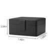 Wooden Travel Leather Watch Box Collector