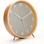Retro Non-Ticking Table Desk Clock Battery