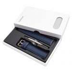 Quick Release Leather Watch Band 20mm Dark Blue