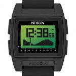 NIXON Base Tide Pro - Black/Green Positive - 100m Water Resistant