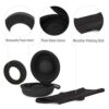 Travel Watch Case: Secure Single Storage for Wristwatches up to 50mm in Elegant Black