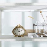 Antique Gold Vintage Table Clock