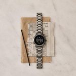 Fossil Unisex 44MM Gen 5 Carlyle HR Heart Rate Stainless Steel