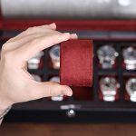 12 Slot Leather Watch Box - Luxury Watch Case Display Organizer