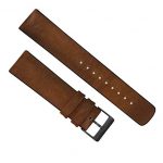 Barton Leather and Rubber Hybrid Watch Band