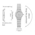 Ladies Dress Watch Luxury Quartz Small Face Diamond