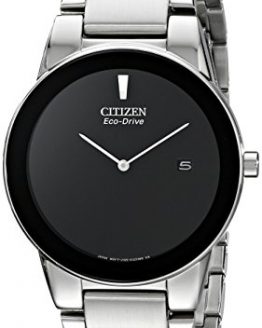 Eco-Drive Movement Black Dial Men's Watch Citizen Axiom