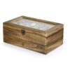 SRIWATANA Watch Box Case, 8-Slot Watch Organizer