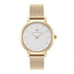 Watch Gold Petite Ladies Metal Mesh Strap Band