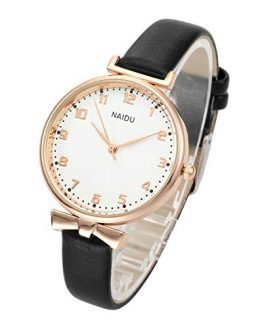 Ladies Watch Rose Gold Case Arabic Numerals