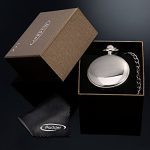 Mechanical Pocket Watch: Timeless Elegance in Silver, Ideal for Xmas, Birthdays, Weddings, and Father's Day