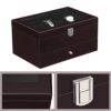 Wooden Watch Box 10 Slots Jewelry Organizer