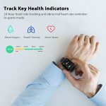 Smart Watch, Virmee VT3 Plus Fitness Tracker 1.5 In HD Touch Screen