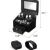 Automatic Watch Winder Rotating with Drawer