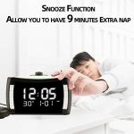 Projection Alarm Clock on Ceiling with Vibration