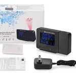 SMARTRO Digital Projection Alarm Clock with Weather Station