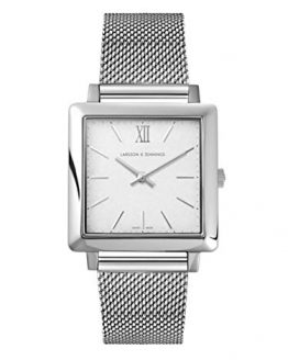 Larsson Jennings 34mm Satin White dial and Silver Stainless