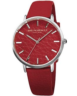 Italian Leather Dial Strap Watch Bruno Magli Women's Roma