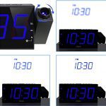 OnLyee Projection Alarm Clock with AM FM Radio
