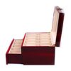 Nisorpa Wood Watch Box 20 Slots Glass Top Mens