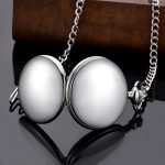 Classic Smooth Vintage Quartz Pocket Watch