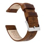 Brown BARTON Quick Release Top Grain Leather Watch