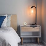 Round Wooden Alarm Clock with Arabic Numerals