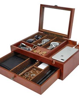 Smartphone Charging Station for Watches Valet Organizer