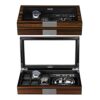 Lifomenz Co Watch Jewelry Box for Men 6 Slot Watch Box