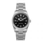 Black Rolex Explorer Mechanical Watch