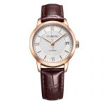 STARKING Watch Women Burgundy Self Wind Automatic