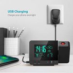 USB Charger Digital Clock Projector