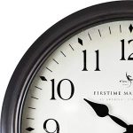 Wall Clock, American Crafted, Oil Rubbed Bronze